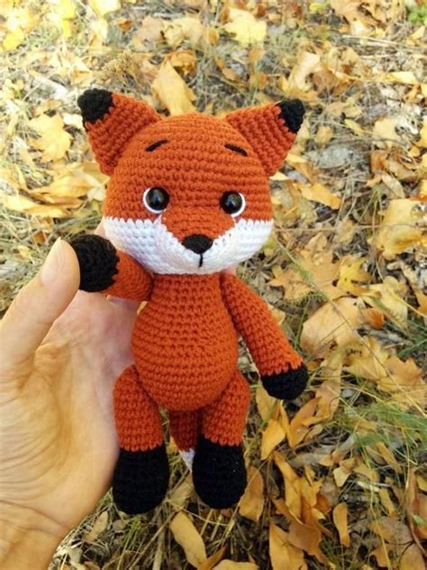 FOX PLUSH crochet amigurumi pattern - fox stuffed animal pattern - printable pdf eng/rus FOX ...