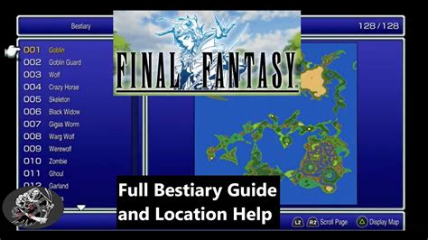 Final Fantasy Bestiary Guide - YouTube