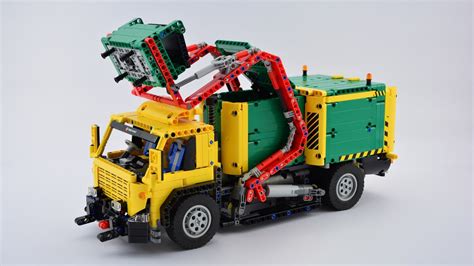 [MOC] Lego Technic Front Loaded RC Garbage Truck - YouTube