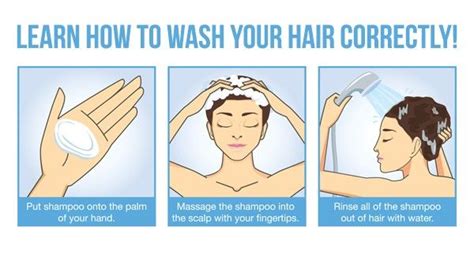 how to properly wash your hair | Your hair, Palm massage, Hair