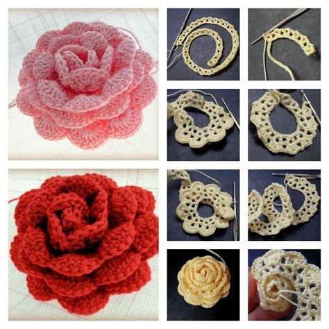 Free Printable Crochet Rose Pattern