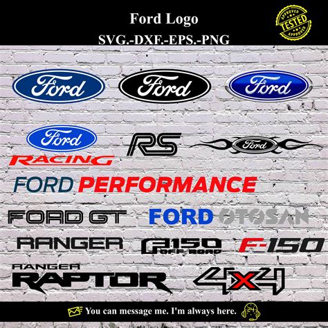 Ford Logo SVG Vector Digital product - instant download - Inspire Uplift