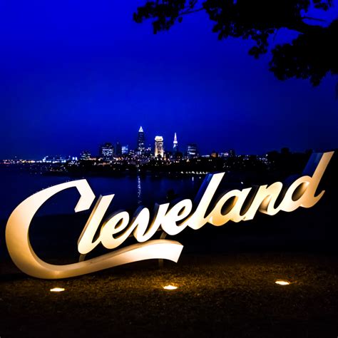 Cleveland Skyline Night