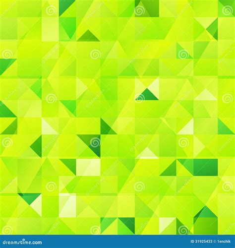 Green Vector Abstract Triangles Seamless Pattern Stock Vector ...