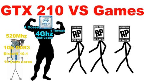 Nvidia GeForce 210 Benchmarks - GeForce 210 VS games - YouTube