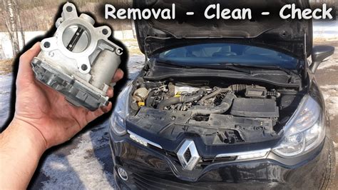 Renault Clio THROTTLE BODY removal & clean 0.9 Tce - YouTube