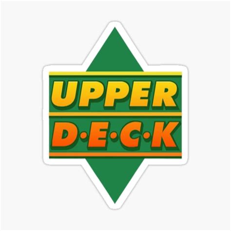 "Upper Deck" Sticker for Sale by LoLMeTS23 | Redbubble