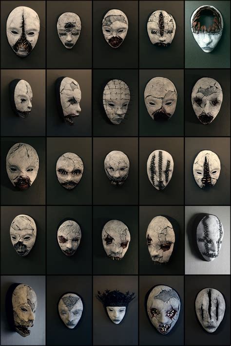 Masks by Torvinius | Creepy masks, Masks art, Horror masks