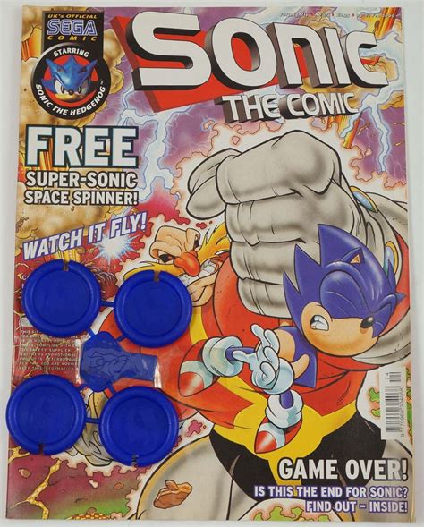 Sonic the Comic #174A FN; Fleetway Quality | Hedgehog with space spinner bonus - | eBay