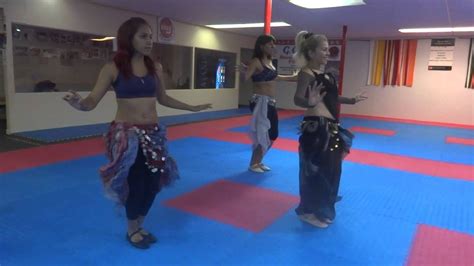 Belly dance class beginners - YouTube