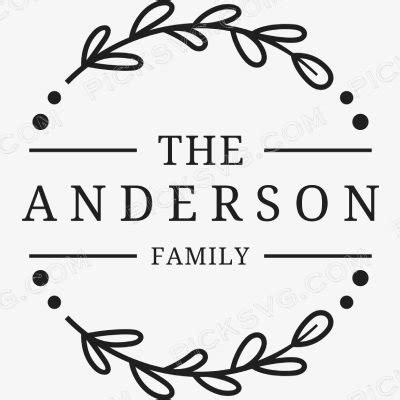 The Anderson Family Svg Free