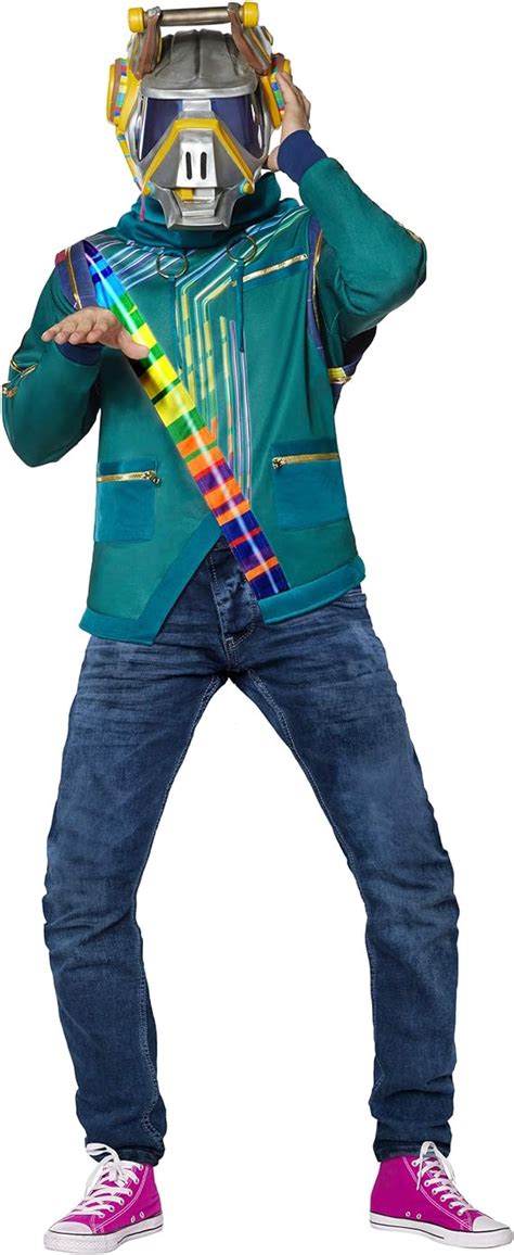 Spirit Halloween Adult DJ Yonder Fortnite Costume | Officially Licensed: Amazon.com.au: Fashion