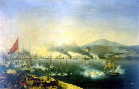 Picture Information: Battle of Navarino in Greece, 20 October 1827 AD