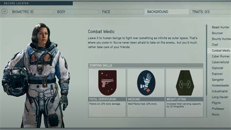 Starfield character creation and customization explained | TechRadar