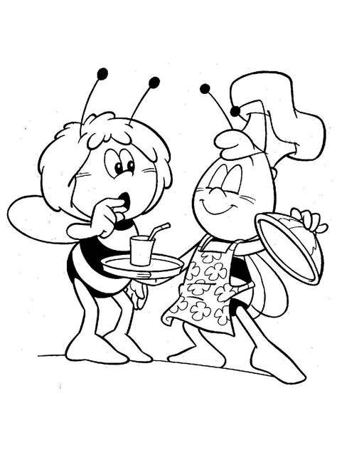 Maya The Bee coloring pages