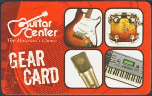 Gift Card: Gear Card (Guitar Center, United States of America(Guitar Center) Col:US-GuC-001