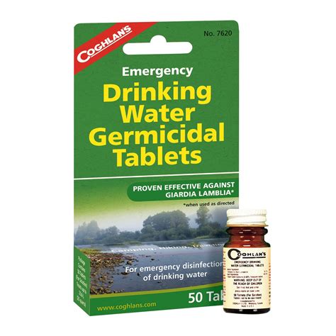 Water Purification Tablets, 1-Step