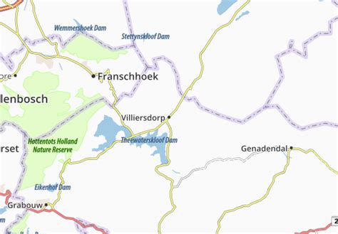 MICHELIN Villiersdorp map - ViaMichelin