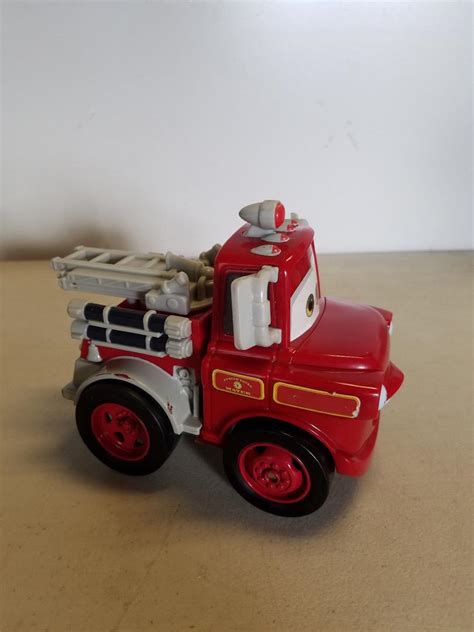 Mattel Disney Pixar Cars Toon RESCUE SQUAD MATER FIRE TRUCK Mater ...