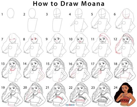 10+ Moana How To Draw - OrainneJayden