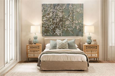 Modern Classic bedroom style with eclectic Asian decor details | Block & Chisel