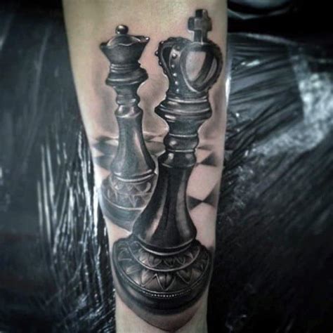 60 Epic King Chess Piece Tattoo Designs for Men [2023 Guide]