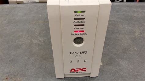 How to replace a battery in an APC Back-UPS CS 350 - YouTube