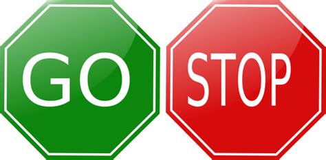 Stop And Go Signs Printable