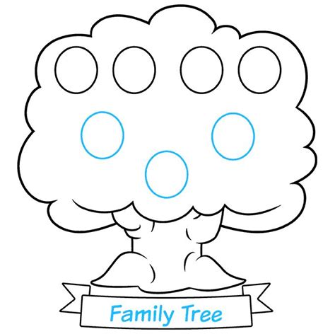 How to Draw a Family Tree - Really Easy Drawing Tutorial | Drawing ...