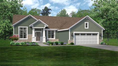 Deerfield Craftsman Elevation Shown