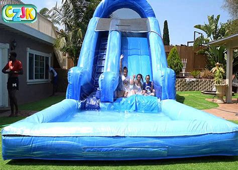 Large Outdoor Backyard Blow Up Water Slide For Adults Environmental ...