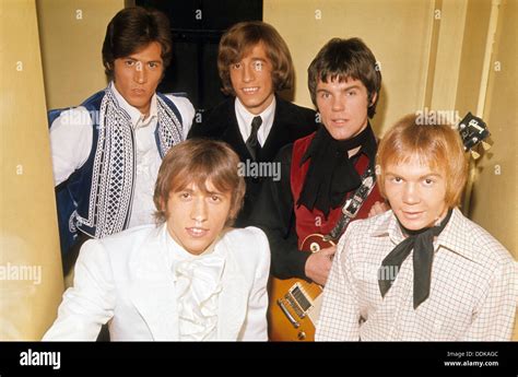 BEE GEES pop group in 1967 from l: Barry Gibb, Maurice Gibb, Robin Stock Photo: 60047020 - Alamy