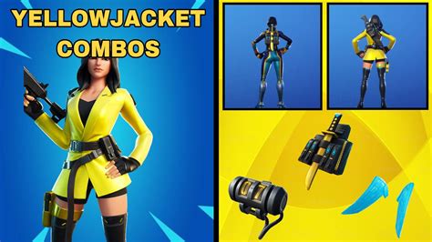 BEST YELLOWJACKET COMBOS IN FORTNITE | Yellow Jacket Starter Pack ...