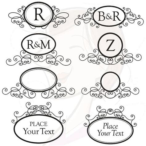 free monogram frame clip art 10 free Cliparts | Download images on Clipground 2024