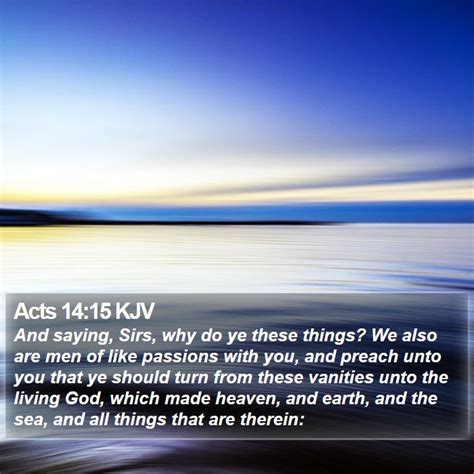 Acts 14:15 KJV Bible Verse Images