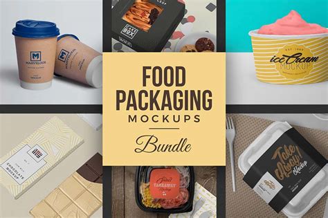 35+ Realistic Food Packaging Mockup PSD Templates | Mockuptree