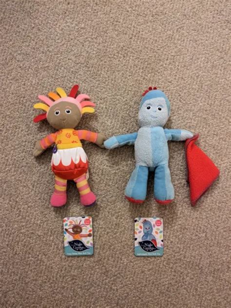 CBEEBIES IN THE Night Garden Iggle Piggle Upsy Daisy Soft Toys £10.00 - PicClick UK