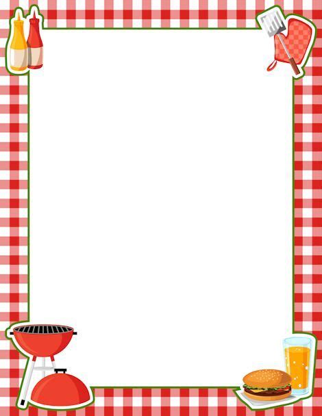 Cookout clip art picnic clipart free download 4 | Clip art borders, Printable border, Borders ...