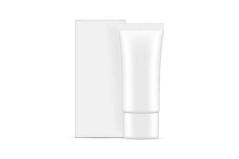 Small Plastic Cosmetic Tube With Cardboard (2341915)