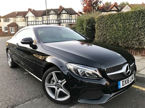 2016 MERCEDES C CLASS C200 SPORT AUTO COUPE BLACK 16,000 MLS FMBSH AMG ...