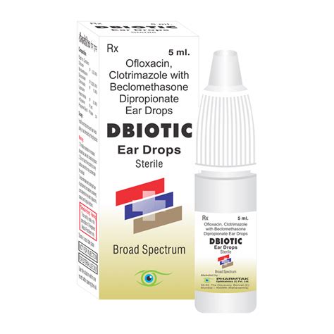 Dbiotic (Ear Drops) – Pharmtak Ophthalmics (I) Pvt. Ltd.