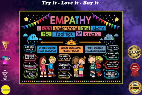 [Best selling products] back to school empathy classroom poster