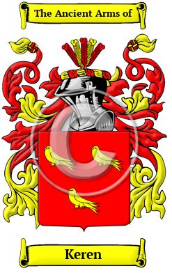 Keren Name Meaning, Family History, Family Crest & Coats of Arms