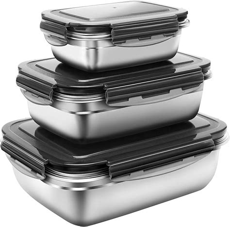 Amazon.com: stainless steel food containers