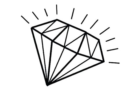 Diamond Drawing Simple | Free download on ClipArtMag