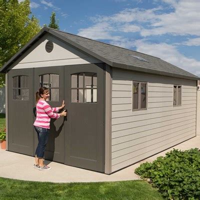 Lifetime 11 Ft. x 18.5 Ft. Outdoor Storage Shed