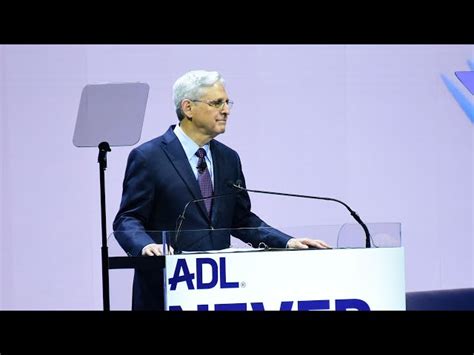 Merrick Garland Speech Today