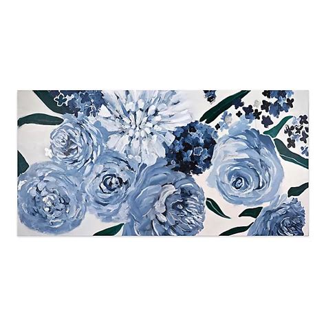 blue floral wall art - Online Interior Design with Modsy Living Rooms ...