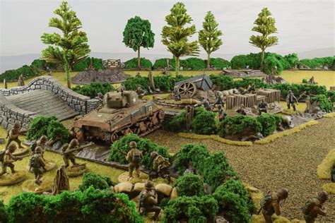 War World Gaming Battle Bocage Kit 8-28mm WW2 Wargaming Terrain Model Diorama Scenery- Buy ...