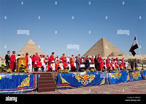 Cairo American College (CAC) High School Graduation at the pyramids ...